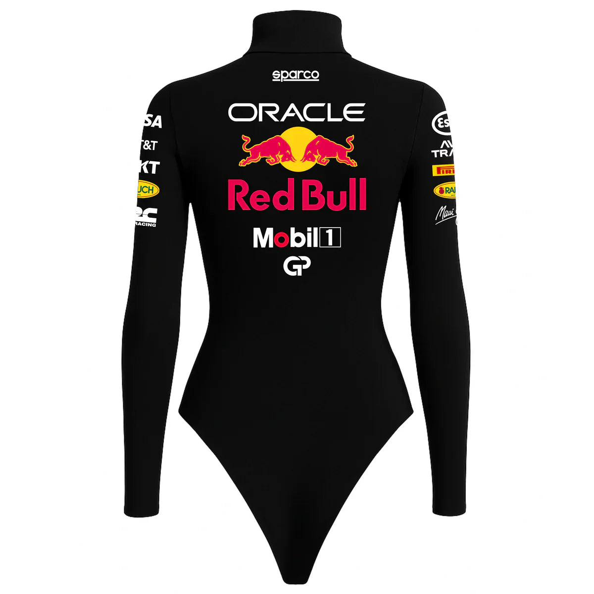 Body Max Verstappen Red Bull Preto - 2025