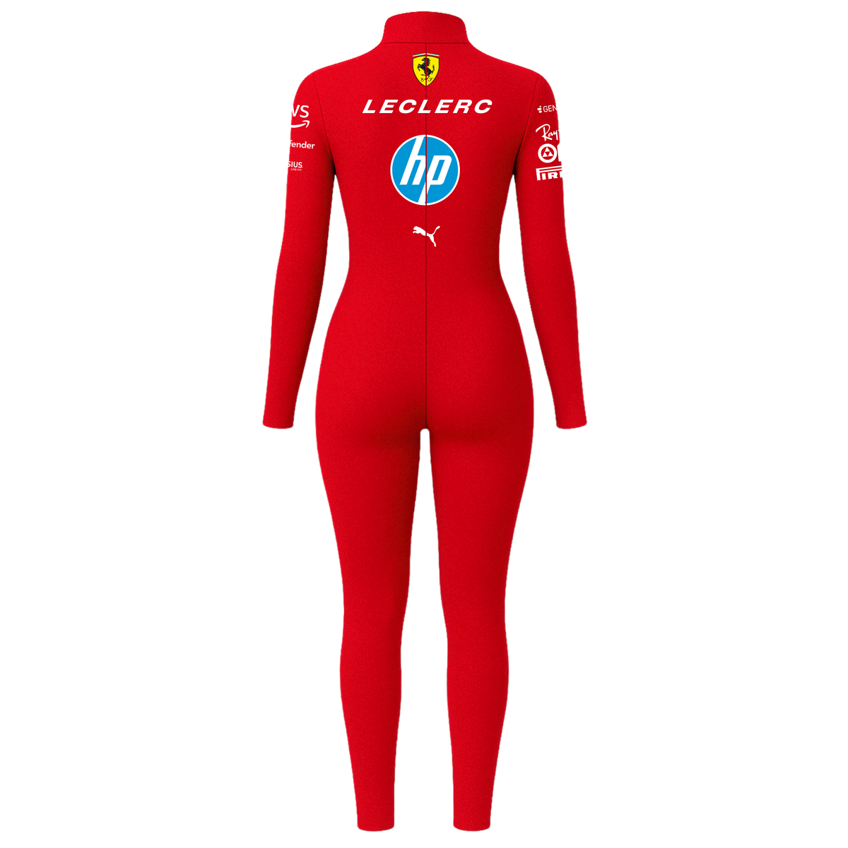 Macacao Longo Feminino Ferrari Charles Leclerc - 2025