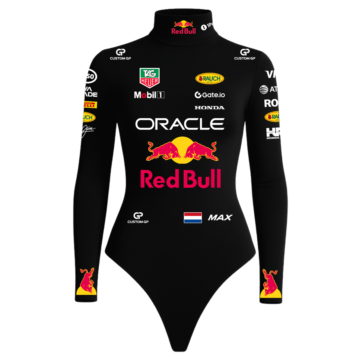Body Max Verstappen Red Bull Preto - 2025