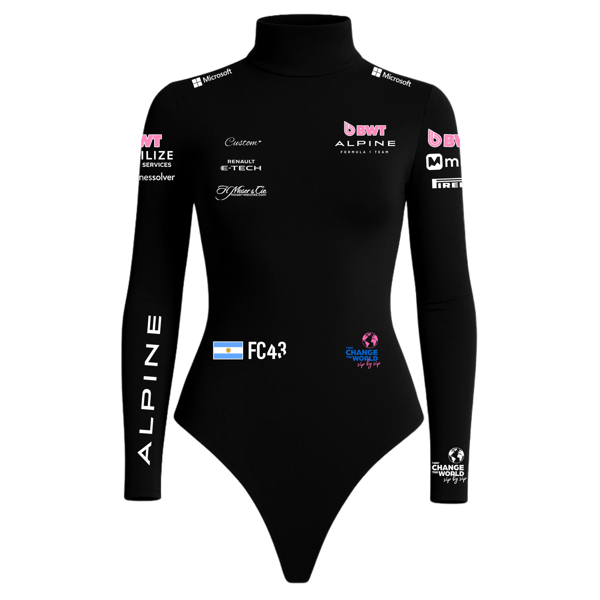 Body Franco ColaPinto Alpine Preto - 2025