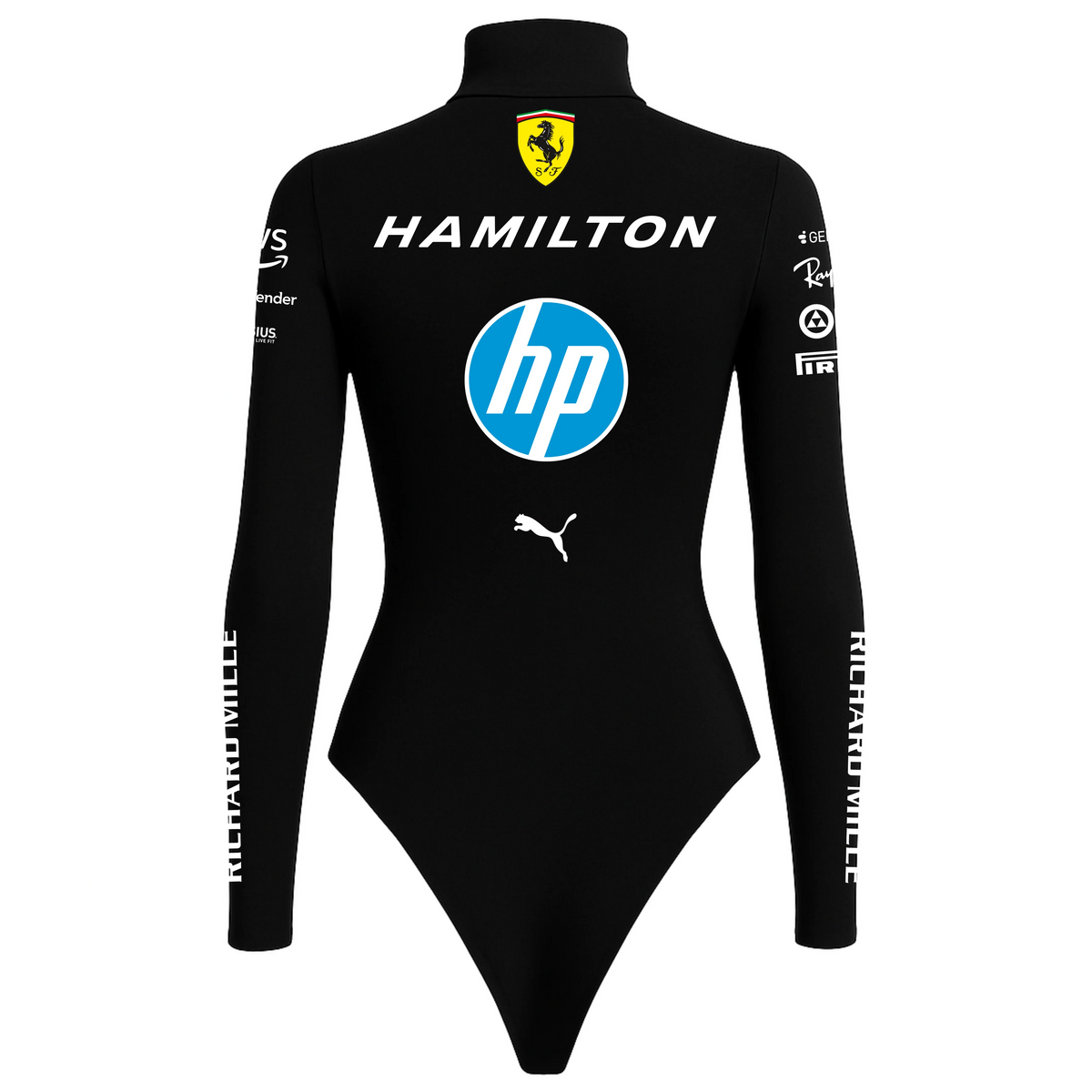 Body Lewis Hamilton Ferrari Preto - 2025