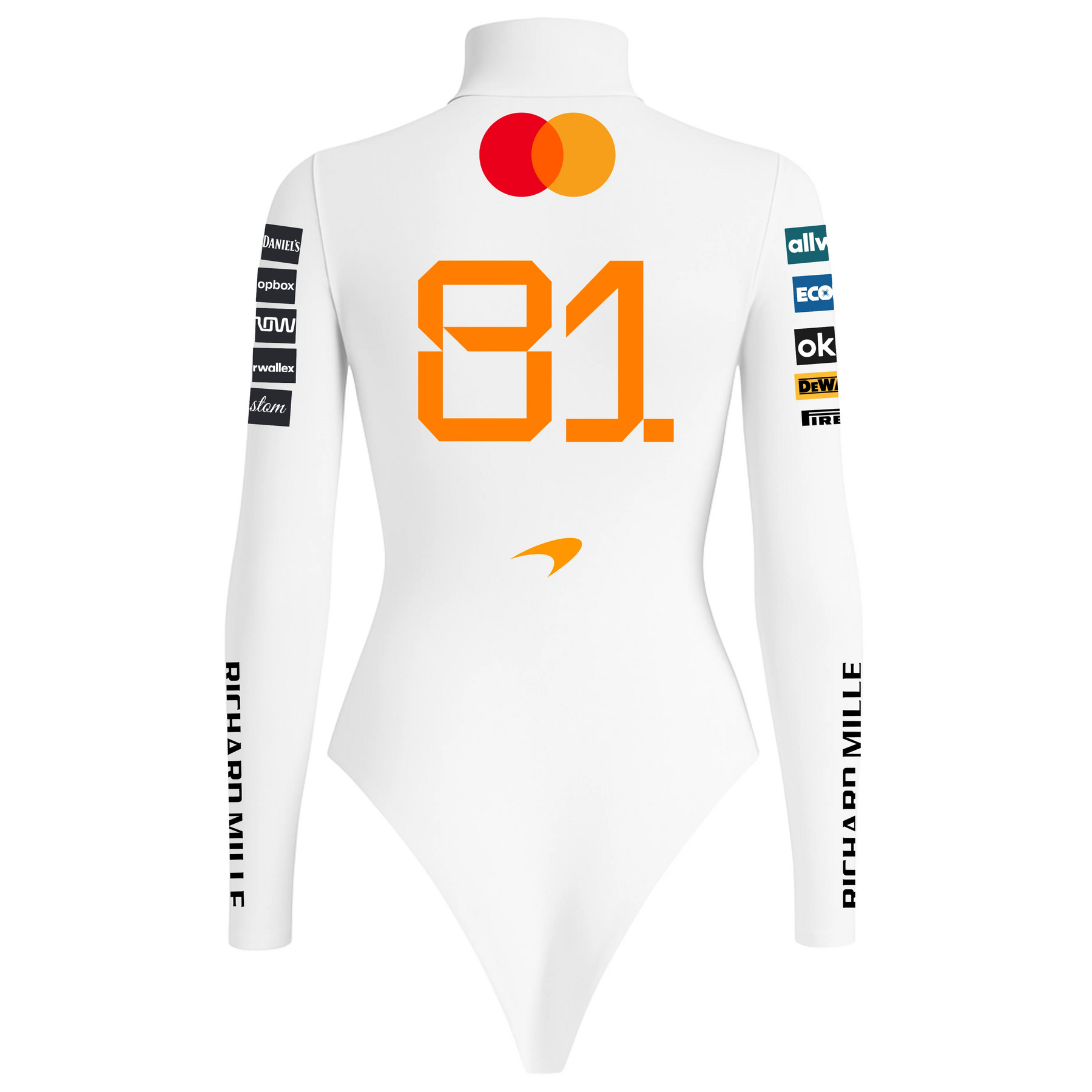 Macaquinho Oscar Piastri Mclaren Branco - 2025